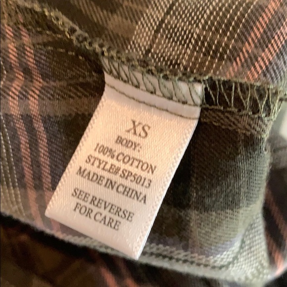 NWT Altar’d State Plaid Button Down Blouse - Picture 9 of 11